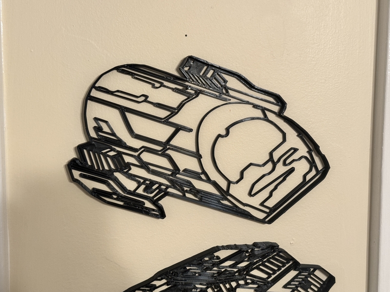 Puddle Jumper Wall Art From Stargate 