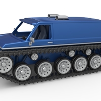 Vintage Monster tank Version 5 Scale 1:25 - Thumbnail 1