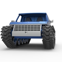 Vintage Monster tank Version 5 Scale 1:25 - Thumbnail 6