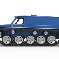 Vintage Monster tank Version 5 Scale 1:25 - Thumbnail 8