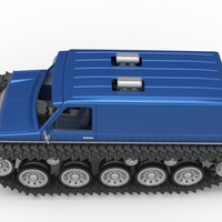 Vintage Monster tank Version 5 Scale 1:25 - Thumbnail 9