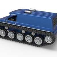 Vintage Monster tank Version 5 Scale 1:25 - Thumbnail 11