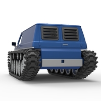 Vintage Monster tank Version 5 Scale 1:25 - Thumbnail 13