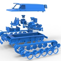 Vintage Monster tank Version 5 Scale 1:25 - Thumbnail 18