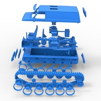 Vintage Monster tank Version 5 Scale 1:25 - Thumbnail 23