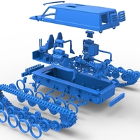 Vintage Monster tank Version 5 Scale 1:25 - Thumbnail 24