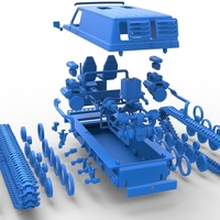 Vintage Monster tank Version 5 Scale 1:25 - Thumbnail 25