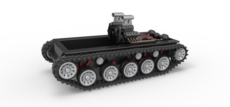 Vintage Monster tank Base Version 2 Scale 1:25