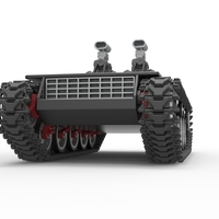 Vintage Monster tank Base Version 2 Scale 1:25 - Thumbnail 6