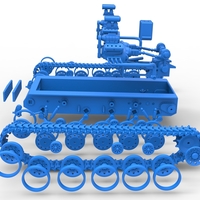 Vintage Monster tank Base Version 2 Scale 1:25 - Thumbnail 22