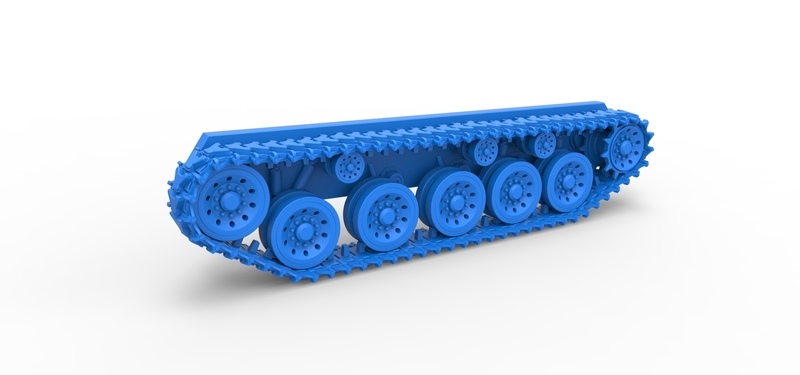 Track for Vintage Monster tank Version 2 Scale 1:25