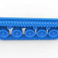 Track for Vintage Monster tank Version 2 Scale 1:25 - Thumbnail 9