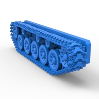 Track for Vintage Monster tank Version 2 Scale 1:25 - Thumbnail 12