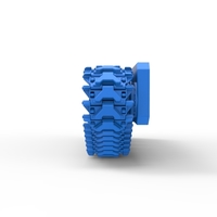 Track for Vintage Monster tank Version 2 Scale 1:25 - Thumbnail 14