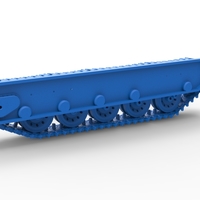 Track for Vintage Monster tank Version 2 Scale 1:25 - Thumbnail 15