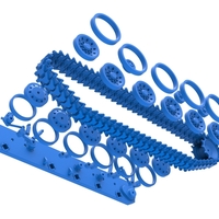 Track for Vintage Monster tank Version 2 Scale 1:25 - Thumbnail 18