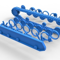 Track for Vintage Monster tank Version 2 Scale 1:25 - Thumbnail 24