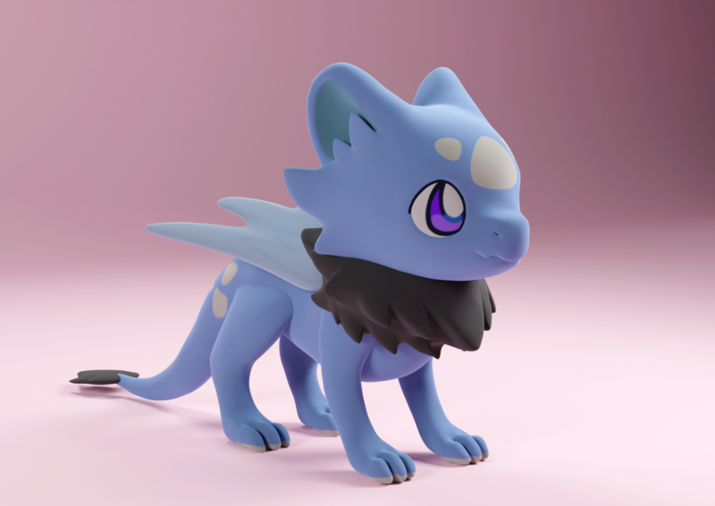 Chibi dragon - Cute dragon - kawaii dragon