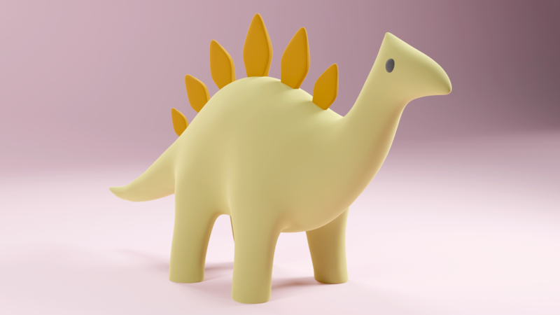 Toy Stego - Stegosaurus Figurine - Dino Model - Dinosaur