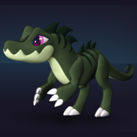Cartoon Baryonyx - Cute Dinosaur - Dino Figurine - Thumbnail 1