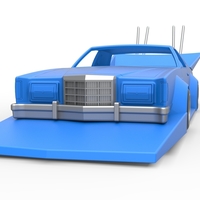 Shell and wheels Bosozoku style car 1:25 - Thumbnail 6