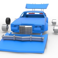 Shell and wheels Bosozoku style car 1:25 - Thumbnail 21