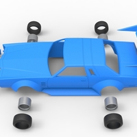 Shell and wheels Bosozoku style car 1:25 - Thumbnail 23