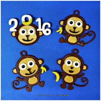 2016  YEAR OF The MONKEY-Keychain / Magnets  - Thumbnail 2