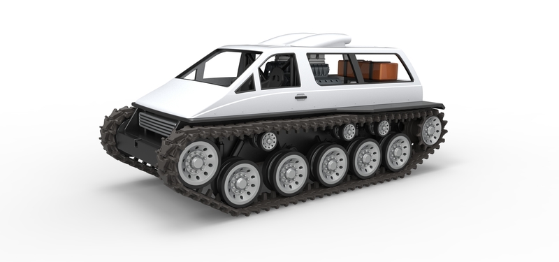 Vintage Monster tank Version 6 Scale 1:25