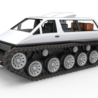 Vintage Monster tank Version 6 Scale 1:25 - Thumbnail 1