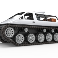 Vintage Monster tank Version 6 Scale 1:25 - Thumbnail 2