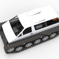 Vintage Monster tank Version 6 Scale 1:25 - Thumbnail 4