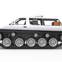 Vintage Monster tank Version 6 Scale 1:25 - Thumbnail 8