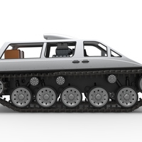 Vintage Monster tank Version 6 Scale 1:25 - Thumbnail 17