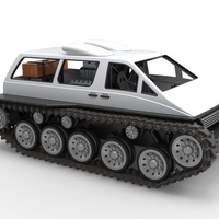 Vintage Monster tank Version 6 Scale 1:25 - Thumbnail 18