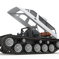 Vintage Monster tank Version 6 Scale 1:25 - Thumbnail 20