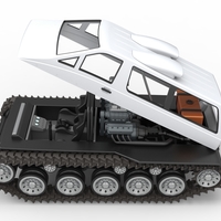 Vintage Monster tank Version 6 Scale 1:25 - Thumbnail 21