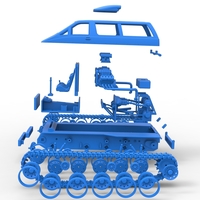 Vintage Monster tank Version 6 Scale 1:25 - Thumbnail 24