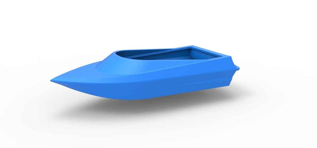 Speed boat hull Version 2 Scale 1:25 3D Print 557639