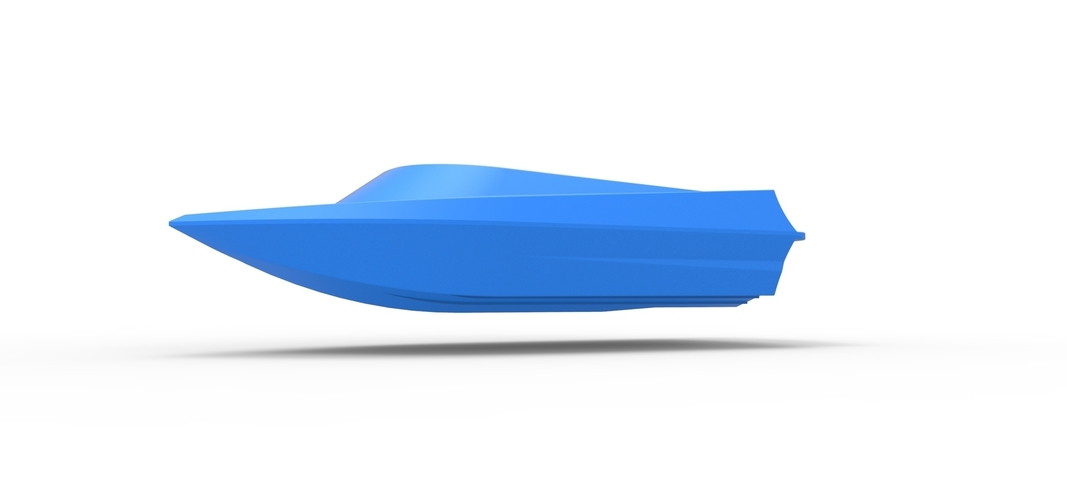 Speed boat hull Version 2 Scale 1:25 3D Print 557640