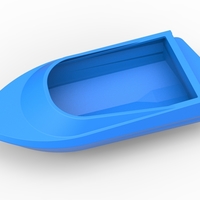 Speed boat hull Version 2 Scale 1:25 - Thumbnail 4