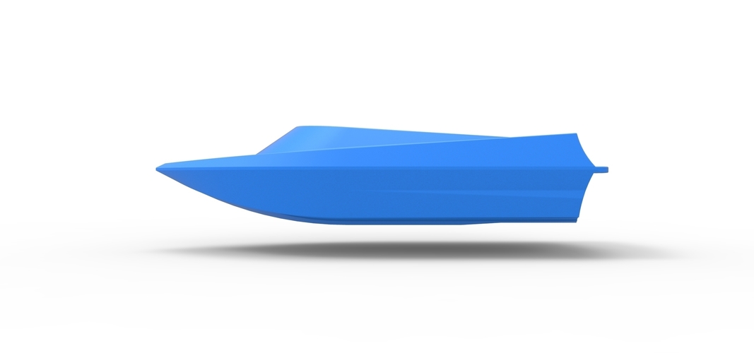 Speed boat hull Version 2 Scale 1:25 3D Print 557646