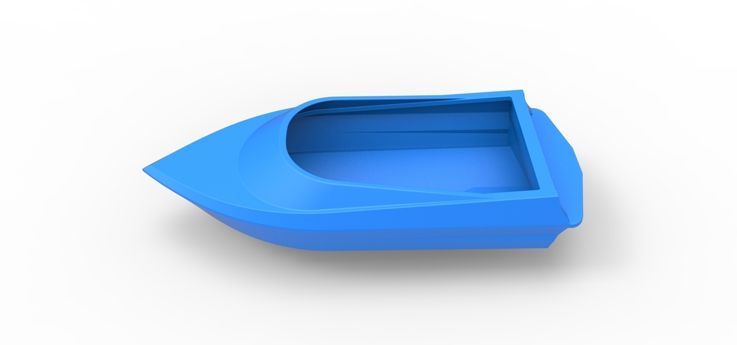 Speed boat hull Version 2 Scale 1:25 3D Print 557647