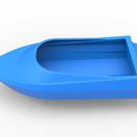 Speed boat hull Version 2 Scale 1:25 - Thumbnail 9