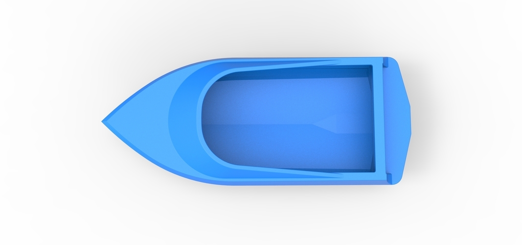 Speed boat hull Version 2 Scale 1:25 3D Print 557648