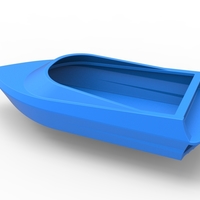 Speed boat hull Version 2 Scale 1:25 - Thumbnail 11