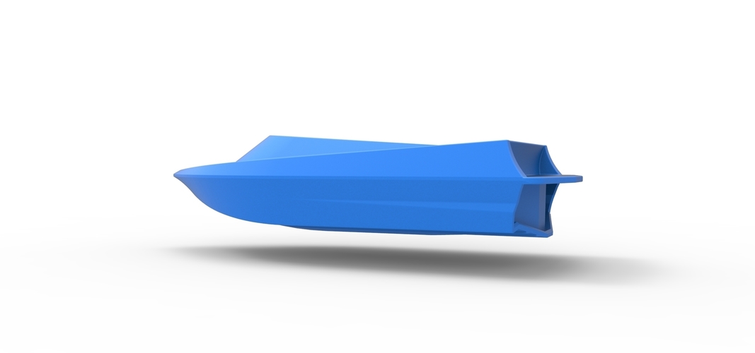 Speed boat hull Version 2 Scale 1:25 3D Print 557650