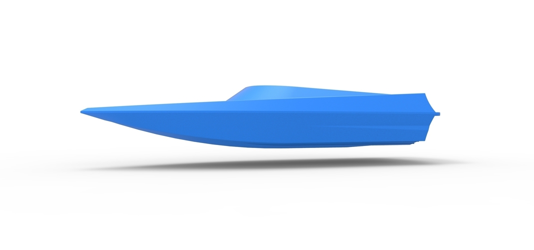 Speed boat hull Version 3 Scale 1:25 3D Print 557662