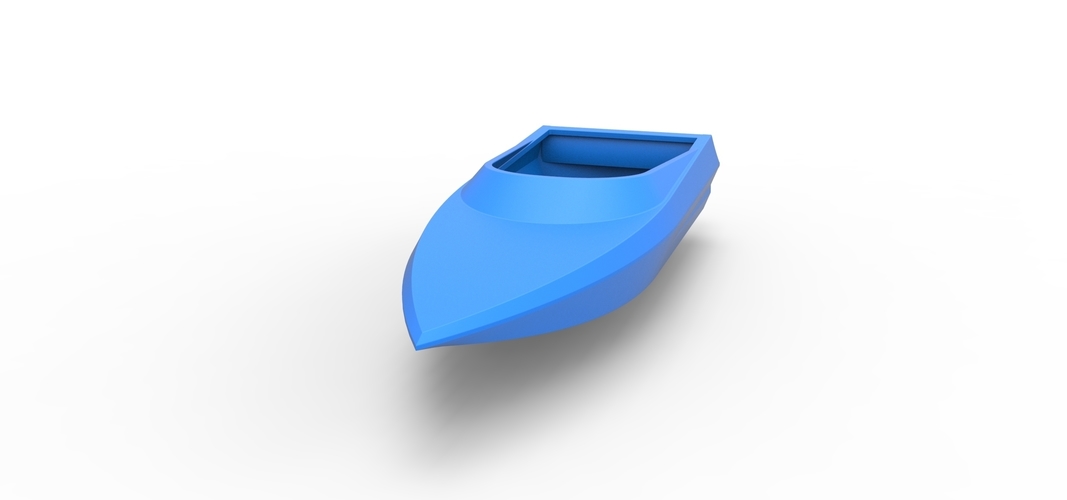 Speed boat hull Version 3 Scale 1:25 3D Print 557665