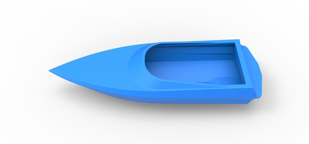 Speed boat hull Version 3 Scale 1:25 3D Print 557669